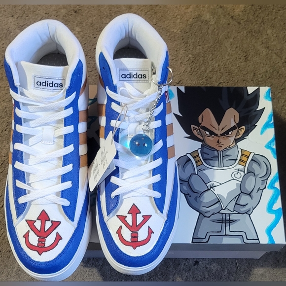 Adidas custom Dragon Ball Super Vegeta Kicks - Picture 1 of 5